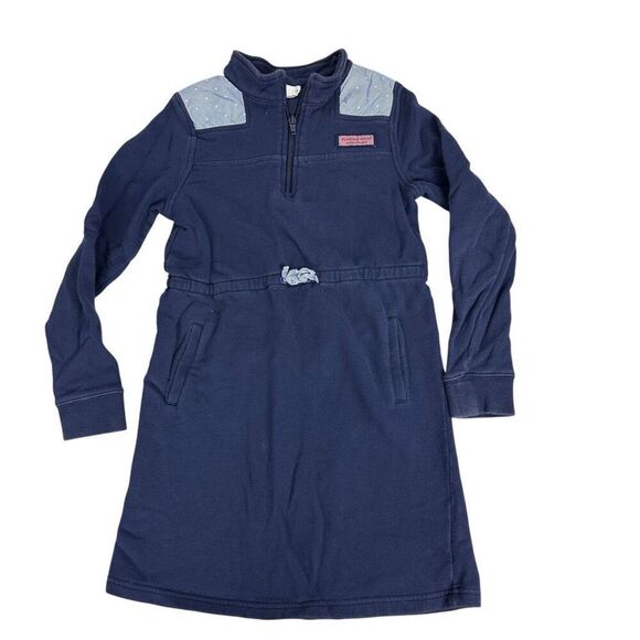Vineyard Vines Girls Shep Shirt Dress size Small 7/8 - Picture 1 of 7